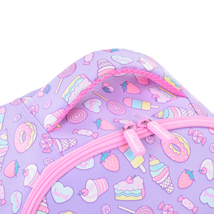 Sacs à dos d'école roses tendance OEM, personnalisables, 2026, souples, à imprimés de dessins animés pour la <span class=keywords><strong>maternelle</strong></span>, avec fermeture éclair - Product Image 3