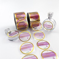 Label Botol Vinyl 30ml Tahan Air, Perekat Kuat, Murah, dan Berkualitas untuk Perawatan Kulit & Parfum
