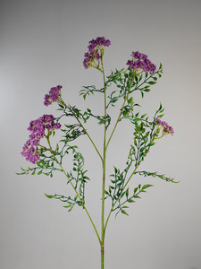 ดอกไม้ปลอมสำหรับตกแต่งงานแต่งงานแบบนิ่มประดับดอกไม้ลูกไม้5แฉกสำหรับตกแต่งบ้าน - Product Image 4