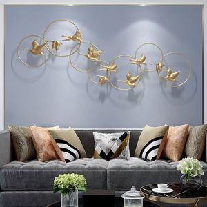 Su misura rettangolo astratto muro di metallo appeso eccellente <span class=keywords><strong>casa</strong></span> <span class=keywords><strong>e</strong></span> Hotel decorazione con stile Art Deco per soggiorno - Product Image 3