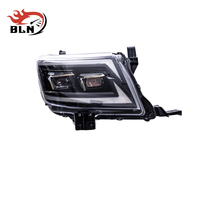 Phares avant LED modifiés à double lentille de bonne qualité pour Toyota Hilux Vigo 2012-2014 – Pièces de tuning compatibles 2012-2014