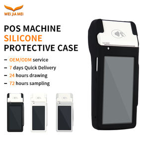 Étui de protection en silicone personnalisé certifié ROHS pour terminal de point de vente portable - Housse antichoc couleur personnalisée pour la plupart des terminaux de point de vente - Product Image 1