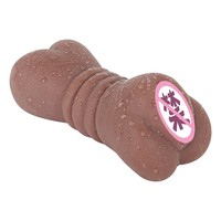 Für Erwachsene: Doppelkanaliger Anal-Masturbator aus TPE & Latex – Realistischer männlicher Masturbator