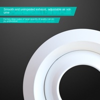 Buse sphérique en alliage d'aluminium, diffuseur de jet à boule réglable à 360 degrés pour système de climatisation central HVAC