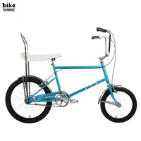 Sepeda Kota Gaya Cruiser Chopper Retro Vintage Rangka Baja Karbon Tinggi Roda Alloy 20 Inci Single Speed