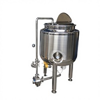 Machine de mélange et de traitement pour ligne de production de savon liquide, détergent, shampoing, gel douche et après-shampoing avec pompe agitateur