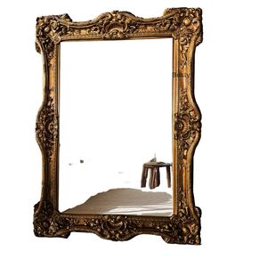 Espejo de Pared Art Deco con Marco de Madera Blanco Grande Personalizado, Rectangular, Hecho a Mano, Ecológico, Decorativo, de Vidrio para Baño - Product Image 3