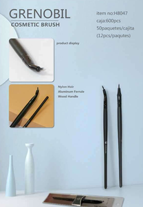 Pennello cosmetico Grenobil H8047 Pennello per eyeliner curvo e sottile per il trucco degli occhi - Product Image 3