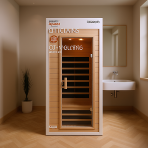 Sauna de infrarrojos lejanos Apane para una persona, diseño minimalista para interiores. - Product Image 2