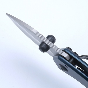 มีดพับ EDC คุณภาพสูง KS8710 ปรับแต่งได้ ผลิตจากเหล็กสแตนเลส 8Cr13Mov พร้อมปลอกหนัง DIY แบบ OEM - Product Image 5