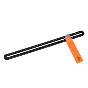 Équerre triangulaire en alliage d'aluminium de haute précision 7'' 12'' pour charpentier 90.45. Guide de marquage et de coupe pour le travail du bois avec échelle métrique/pouce - Product Image 5