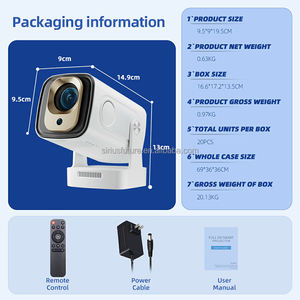 โปรเจคเตอร์ขนาดเล็ก HY260PRO 4K Android 11 พร้อมระบบพกพา ฉายภาพระยะใกล้ โฮมเธียเตอร์ 200 ลูเมนส์ หลอดไฟ LED เลนส์ออโต้โฟกัส - Product Image 4