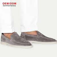 Nouveaux Mocassins Homme 2026 en Cuir Véritable de Conception Italienne, avec Cachemire Premium, Respirants, Imperméables, Semelle Extérieure en Caoutchouc Antidérapante et Pompon
