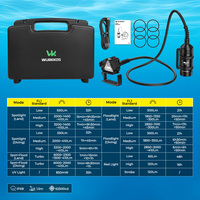 Linterna de Buceo Wurkkos D1, 6000LM, Profesional, Técnica, 31700mAh, Larga Duración, Antorcha de Buceo