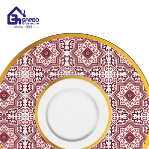 Set di Tazze e Piattini per Tè Arabo, Tazze da Tè Turche con Stampa Decorativa, Set da 12, 18 o 36 Pezzi per il Medio Oriente - Product Image 4