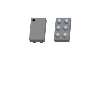 Gestion de l'alimentation (PMIC) GLF76121 6 UFBGA WLCSP Acheter en ligne le canal du fabricant de composants électroniques - Product Image 1