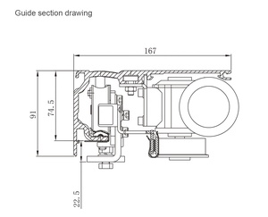Deper D20 Dễ dàng cài đặt tự động kính trượt vận hành cửa với cảm biến sử dụng cửa kính thương mại cho 7-Eleven - Product Image 4