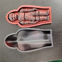 Figurines décoratives de pharaon égyptien imprimées en 3D Statues de Sphinx en pyramide de momie Joints articulés populaires en plastique durable