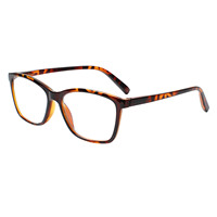 Lunettes de lecture anti-lumière bleue œil de chat carrées, dégradées, effet écaille, en polycarbonate, pour presbytes, unisexe, pour hommes et femmes, monture tendance