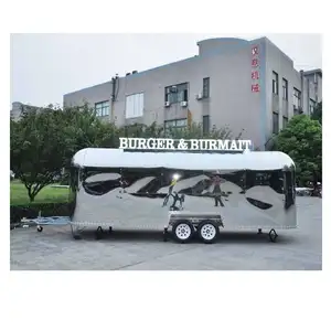 New Design Air Stream Food Truck Mobile Food Cart Trailer For Snack Food Camping Trailer