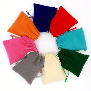 Sacs à cordon personnalisés en velours pour bijoux, trésors, cadeaux, bonbons, emballages, chaussures de voyage et vêtements - Product Image 5
