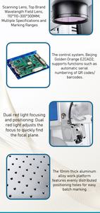 Graveur <span class=keywords><strong>laser</strong></span> à fibre industriel 50W pour gravure 3D profonde sur métal et bois - Product Image 2