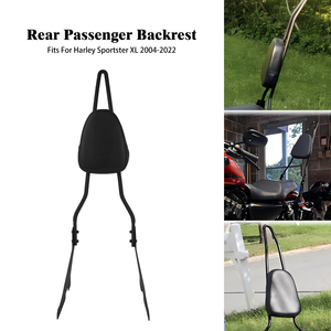 Dosseret passager arrière de moto détachable avec coussin pour <span class=keywords><strong>Harley</strong></span> Sportster XL Iron 883 <span class=keywords><strong>1200</strong></span> 48 <span class=keywords><strong>Roadster</strong></span> 04-22 - Product Image 1