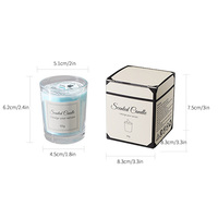 Bougie Parfumée Personnalisable en Cire de Soja Sans Fumée, en Pot, Premium Luxe, Coffret Cadeau