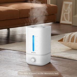 <span class=keywords><strong>Humidificador</strong></span> <span class=keywords><strong>ultrasónico</strong></span> de aroma de 4L con luz nocturna, control táctil, portátil para uso doméstico, en coche y hotel, eléctrico. - Product Image 1
