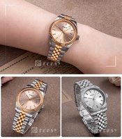 Montre de luxe pour femme en acier inoxydable, fabrication OEM ODM, marque privée, logo personnalisé, fabricant de montres, montres de luxe pour femme, vente en gros