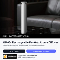 Diffuseur d'arômes intelligent rechargeable de bureau JINK H400D Matter, 100 ml, 300 m², contrôle par application, machine à parfum OEM