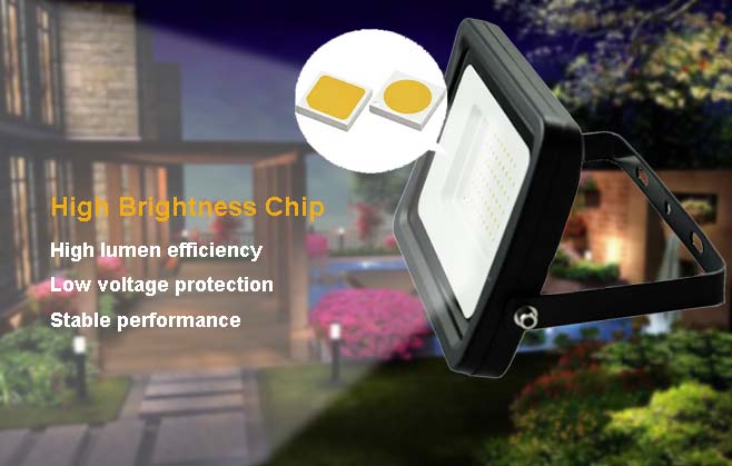 ABE 30W LED Flood Light Outdoor 3000lm Super Bright Outside Floodlights 6000K Daylight White Light IP65 Waterproof