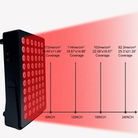 Appareil infrarouge debout pour le soin du visage 200mw/cm2 660nm 850nm Panneau de photothérapie LED Lumière rouge Thérapie par la lumière rouge PDT AL300 25121216