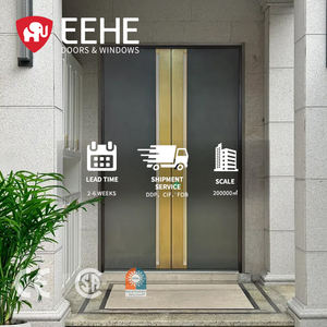 <span class=keywords><strong>Porte</strong></span> <span class=keywords><strong>d</strong></span>'<span class=keywords><strong>entrée</strong></span> double EEHE, à économie <span class=keywords><strong>d</strong></span>'énergie, certifiée CE, en métal, pour maisons, villas, usage domestique - Product Image 2