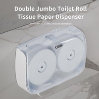 Dispenser Tisu Toilet Komersial CDWK Dispenser Kertas Gulungan Jumbo Ganda
