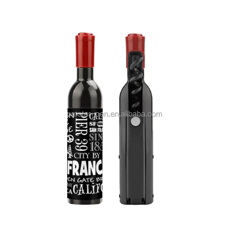 Ouvre-bouteille de vin rouge souvenir multifonction avec ouvre-bouteille manuel de conception personnalisée