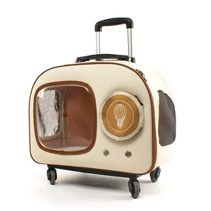 Offre Spéciale LEYOU New Design Fashion toile chat voyage bagages transporteurs pour animaux de compagnie