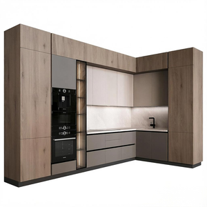 Fabricant d'armoires de cuisine sur mesure d'usine du Shandong avec 8 ans d'expérience, unités de cuisine compactes tout-<span class=keywords><strong>en</strong></span>-un mobiles <span class=keywords><strong>en</strong></span> 3 pièces - Product Image 1