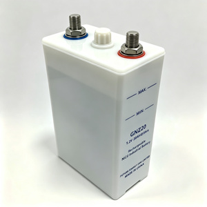 20AH IEC60623แบตเตอรี่แบบชาร์จไฟได้สำหรับ UPS GNZ20 KPM20แบตเตอรี่อัลคาไลน์นิกเกิลแคดเมียมขนาดกลาง1.2V - Product Image 3