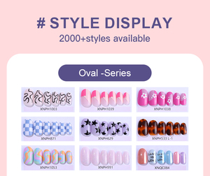 Les dernières tendances en matière de faux ongles longs de style européen et américain, forme cercueil, à presser - Product Image 6