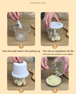 Nueva Licuadora Eléctrica Inalámbrica Portátil para Puré de Ajo, Multifuncional, Mini Licuadora Eléctrica para Chiles y Alimentos - Product Image 6