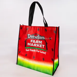 High quality nonwoven Tote Bag laminated non woven reusable shopping bag non woven shopper for Market