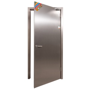 Factory Direct Custom Stainless Steel Fireproof <strong>Door</strong> Minimalist Kitchen Use Steel Insulation Commercial <strong>Door</strong> - Product Image 3
