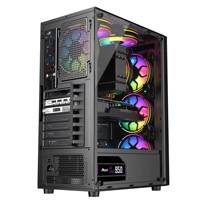 Kit de refroidissement liquide pour processeur ZeroMaster 157 mm, boîtier de PC de jeu full tower, support de ventilateur en alliage d'aluminium, compatible M-ATX/ITX