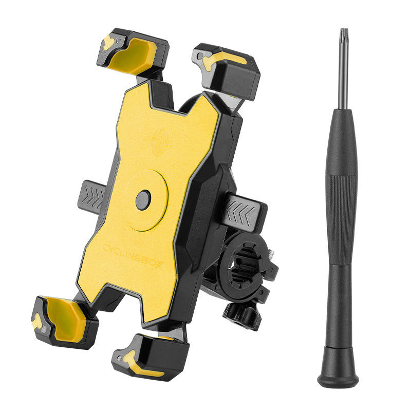 แฮนด์จักรยานสีเหลือง