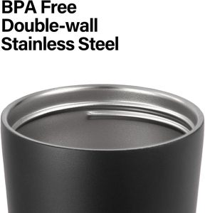 Tasse en acier inoxydable de 12 oz avec logo personnalisé, tasses à café isolées et à double paroi pour le voyage en plein air, tasses à vide pour le bureau - Product Image 4