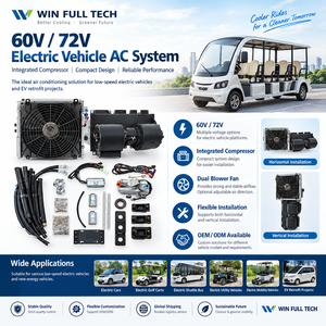 Sistema de Aire Acondicionado para Vehículos Eléctricos de 60V 72V con Compresor Integrado para Vehículos Eléctricos de Baja Velocidad - Product Image 1