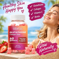 Gummies de collagène à marque privée OEM pour adultes, saveur melon, supplément vitaminique pour la croissance des cheveux, formule de soutien pour la santé de la peau et des ongles