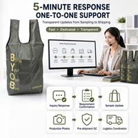 Sac de courses réutilisable avec logo personnalisé, écologique, en nylon 210D, sac fourre-tout pour épicerie, pliable, imperméable, sac promotionnel