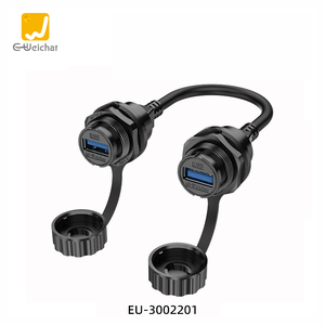 E-Weichat <strong>Usb</strong> Male and Female Cable Waterproof <strong>Connector</strong> <strong>USB</strong> 3.0 <strong>a</strong> Female Interlocked <strong>Type</strong> Female <strong>USB</strong> <strong>Connector</strong> - Product Image 6